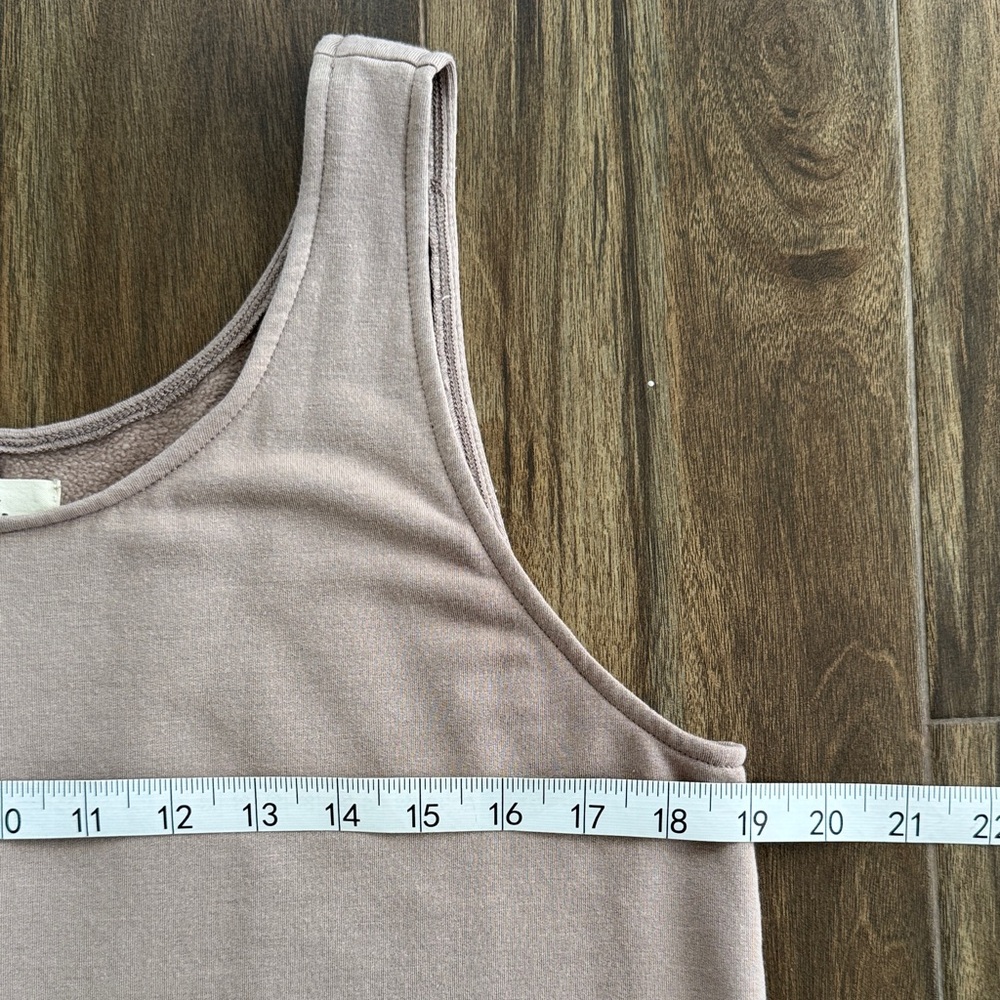 Madewell MWL Superbrushed Pull-On Jumpsuit in Telluride Stone, Medium - Picture 4 of 14